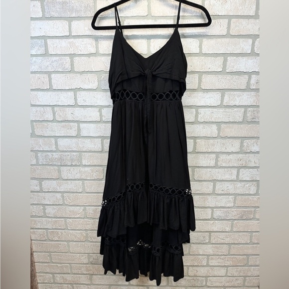 Bohemian lace details hi-low dress size large - Picture 1 of 1